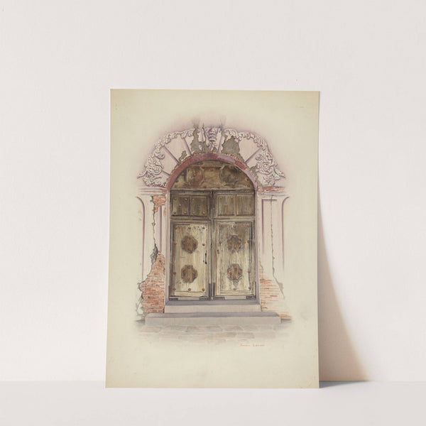 Doorway and Wall Painting by Juanita Donahoo