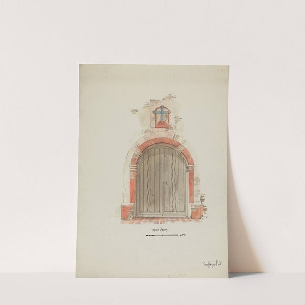 Doorway, Main Entrance to Mission by Geoffrey Holt