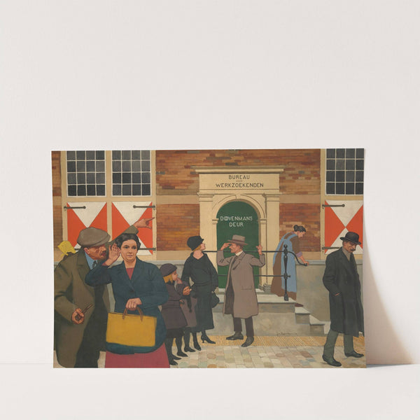 Doovenmans deur by Johan Braakensiek