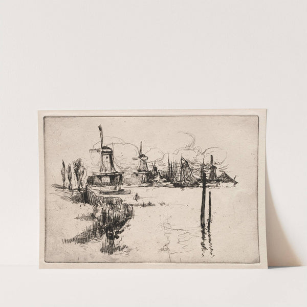 Dordrecht (c. 1885) by John Henry Twachtman