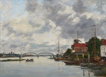 Dordrecht, Pont sur la Meuse (1884)