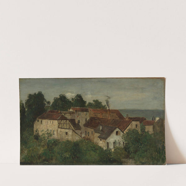 Dorfhäuser am Wasser by Theodor Joseph Hagen