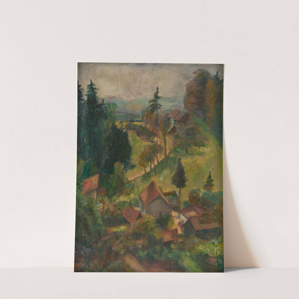 Dorflandschaft (1912) by Rudolf Grossmann