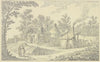 Dorflandschaft vor Schmiede