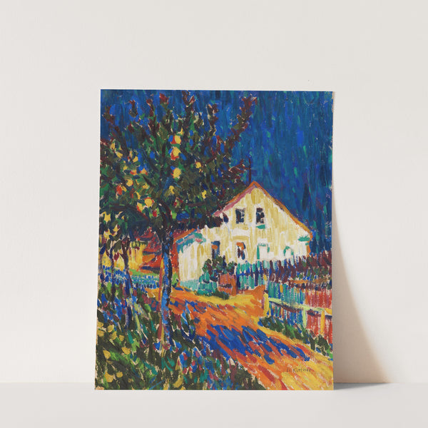 Dorfstraße mit Apfelbäumen (1907) by Ernst Ludwig Kirchner