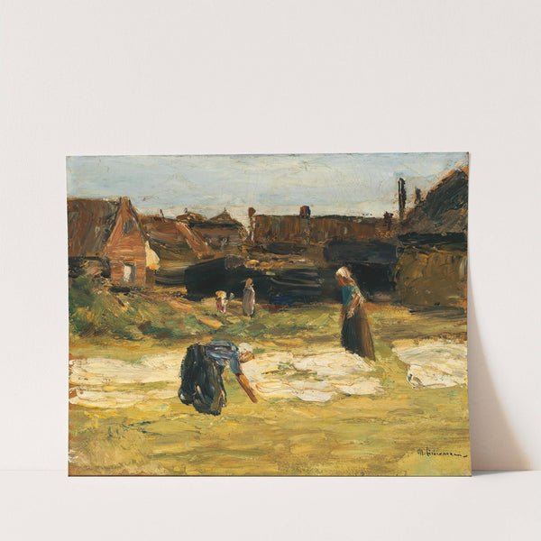 Dorfwinkel mit Bleiche (village corner with bleach) (1905) by Max Liebermann