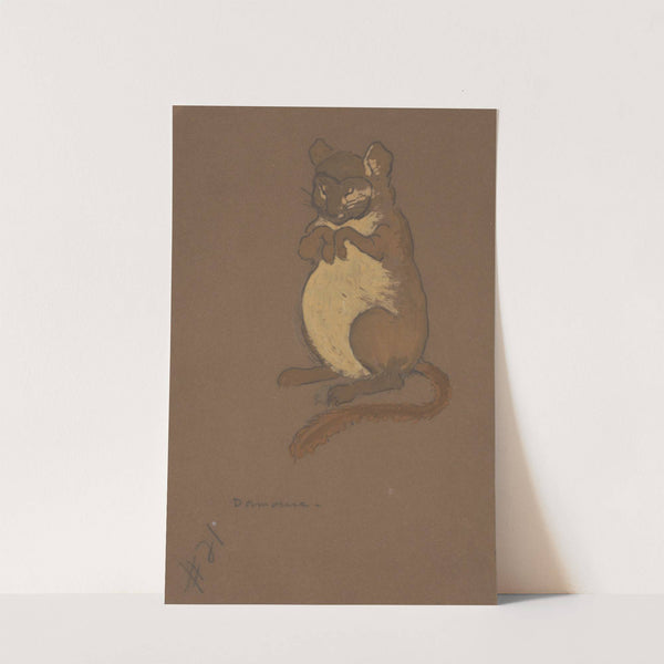 Dormouse (costume design for Alice-in-Wonderland, 1915) by William Penhallow Henderson