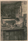 Dorothea busy in the old library (1899)
