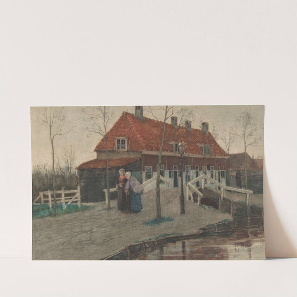 Dorpsgezicht by Theo Mesker