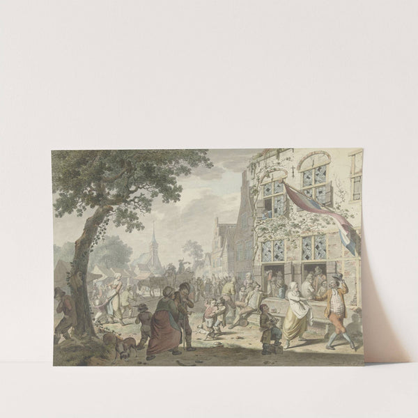 Dorpskermis by Leendert Overbeek