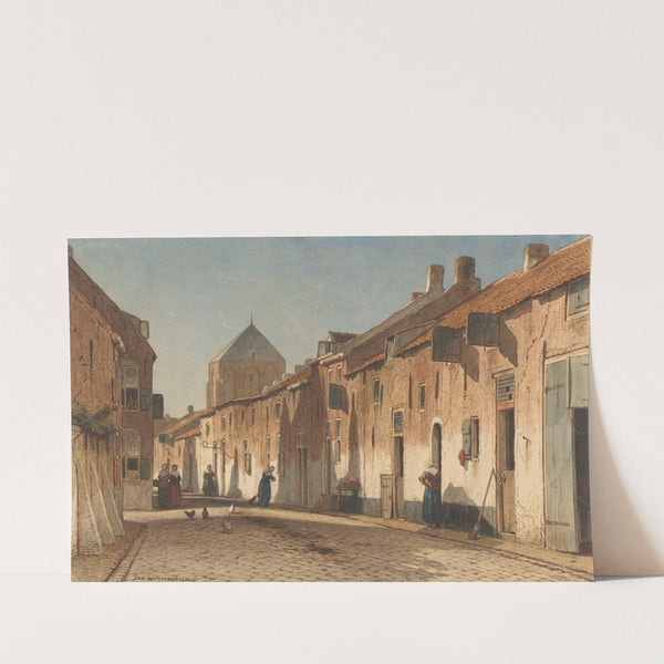 Dorpsstraat by Jan Weissenbruch