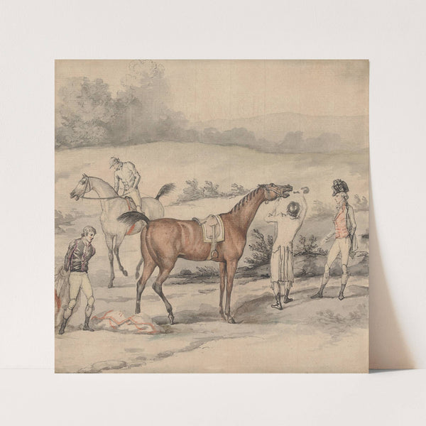 Dosing a Racehorse by Louis Philippe Boitard