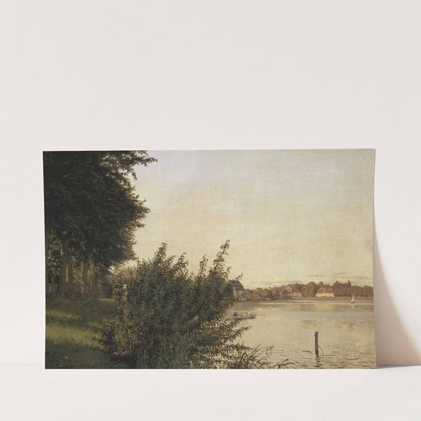 Dosseringen seen toward Österbro by Christen Købke