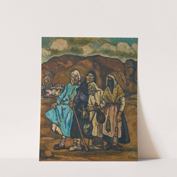 Dostrozonas de la sartén (carnival figures) by José Gutiérrez Solana