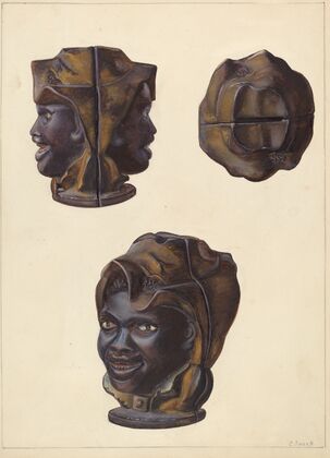 Double Faced Negro Head Bank