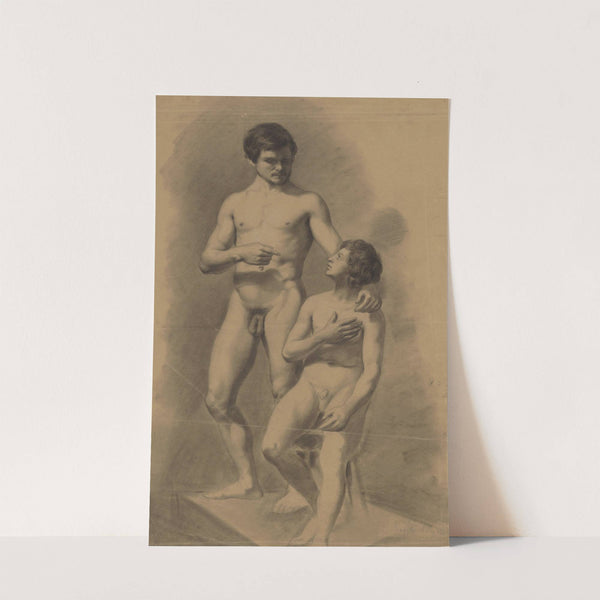 Double Nude Portrait by Alojz Rigele