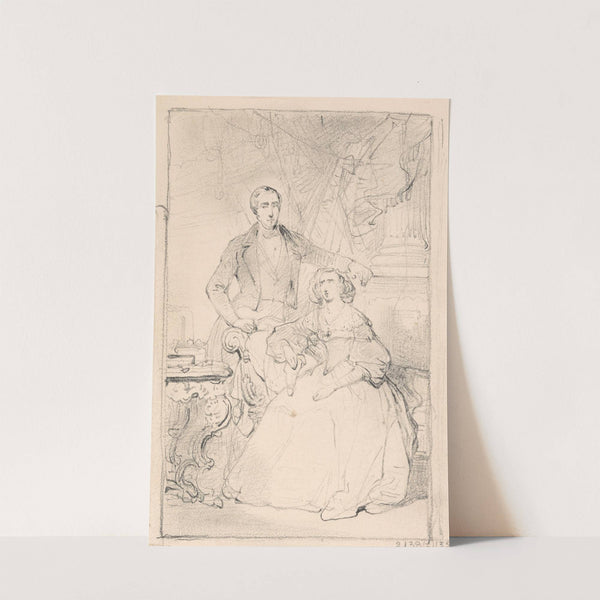 Double portrait by Nicaise De Keyser