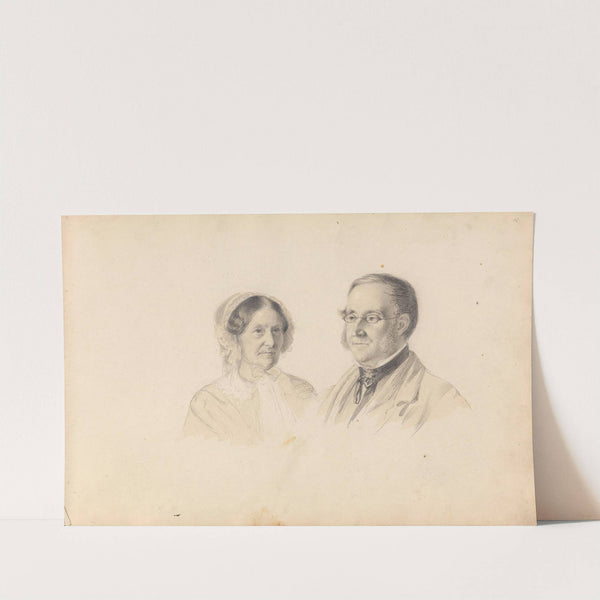 Double portrait (Between 1855 and 1859) by Adolph Tidemand