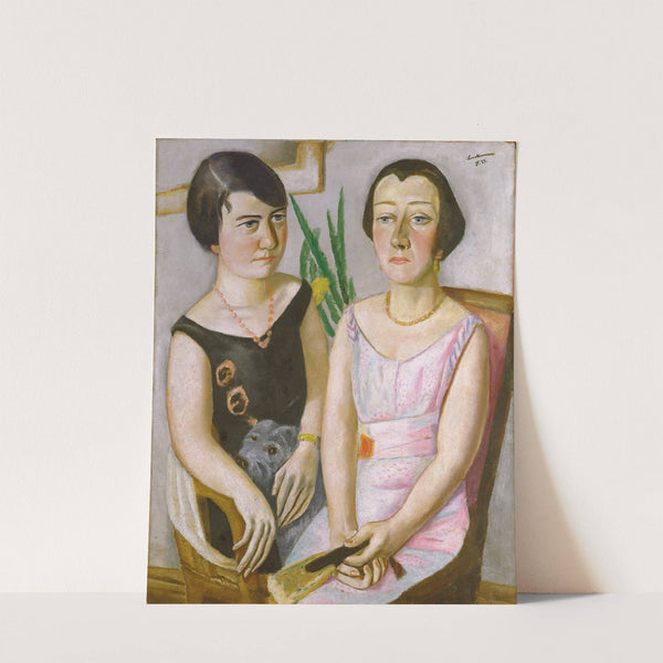 Double Portrait (1923) by Max Beckmann