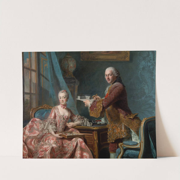 Double Portrait (1754) by Alexander Roslin