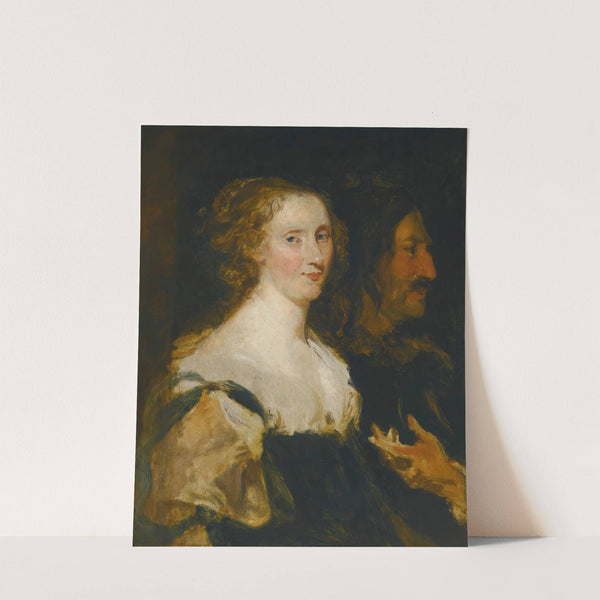 Double portrait of a man and woman by Jan Boeckhorst