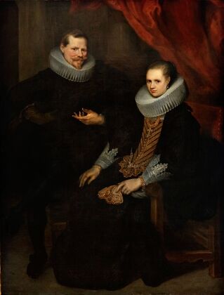 Double portrait of a married couple