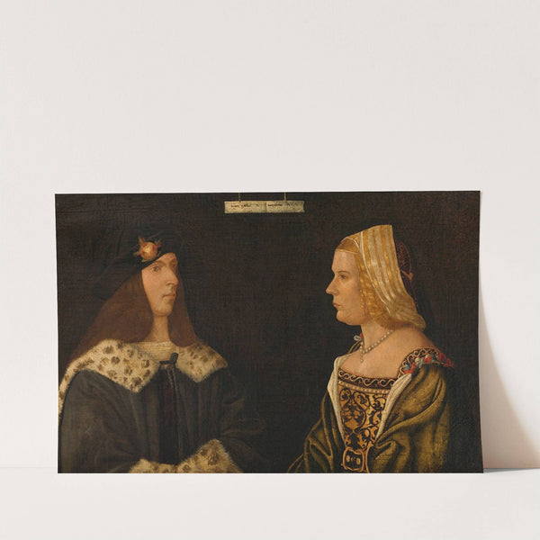 Double Portrait of a Young Man and Young Woman by Giovanni Paolo d' Agostino