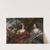 Double Portrait of Amalia van Solms and Charlotte de La Trémoïlle (1633) by Gerard van Honthorst