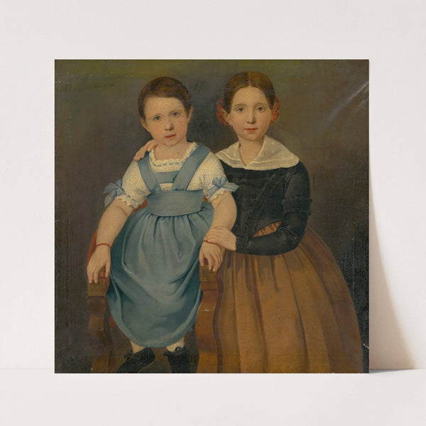 Double Portrait of Girls by Václav Govič