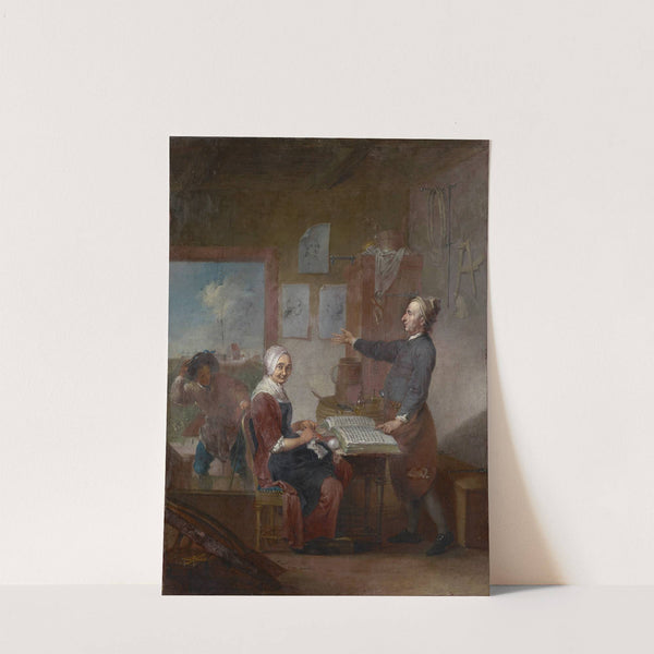 Double Portrait of Johann von Mechel and his Wife Salome Münch by Januarius Zick