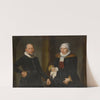 Double Portrait of Lienhard Lützelmann and his Wife Margreth Wohnlich by Bartholomäus Sarburgh