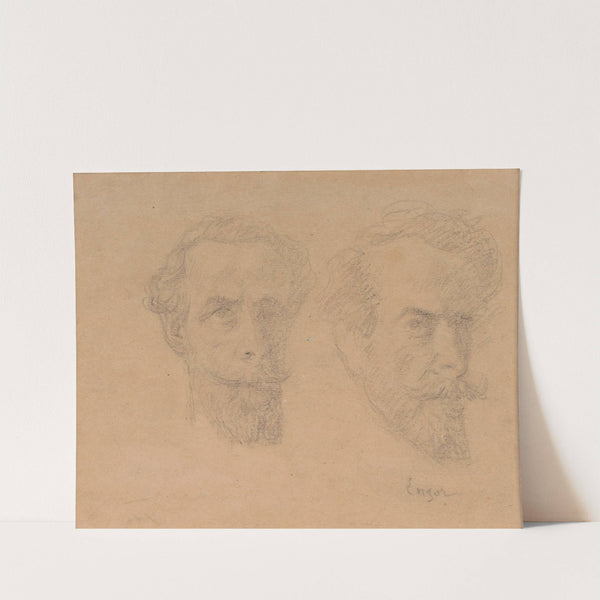 Double Self Portrait by James Ensor