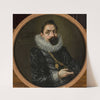 Double-sided portrait of Johann Christoph Oelhofen (1619) by Lorenz Strauch