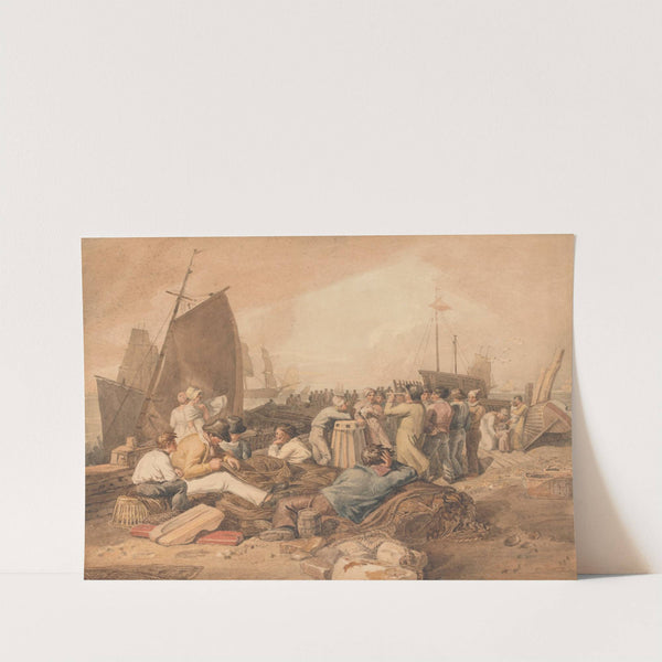 Dover Pier by Joshua Cristall