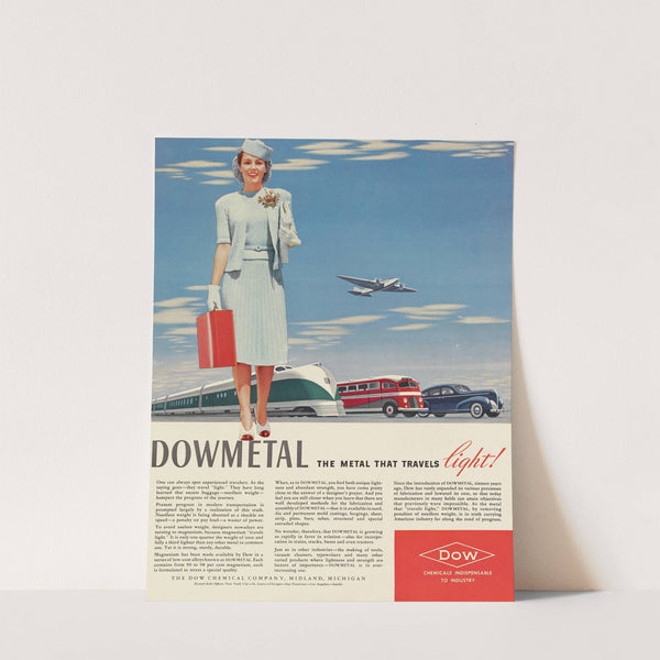 Dowmetal: The Metal that Travels Light! (1940) by Dow Chemical Company