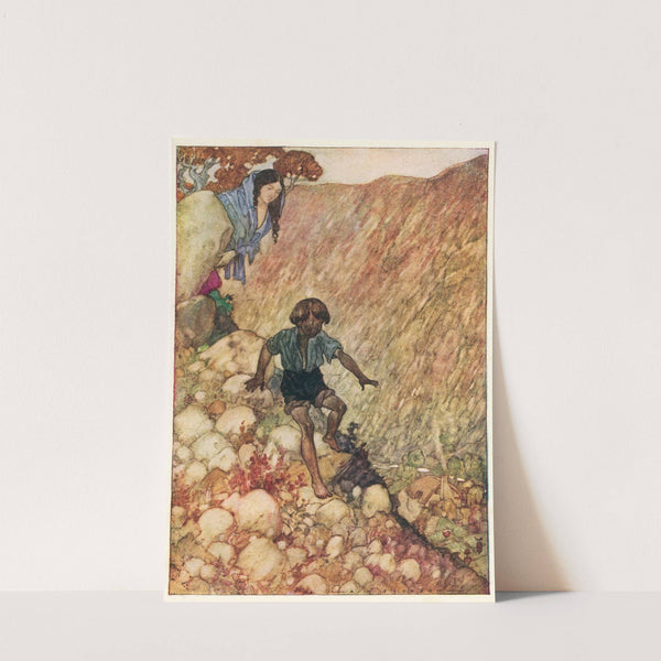 Down he went, like a brave little man as he was by Alfred Edward Frederick Jackson