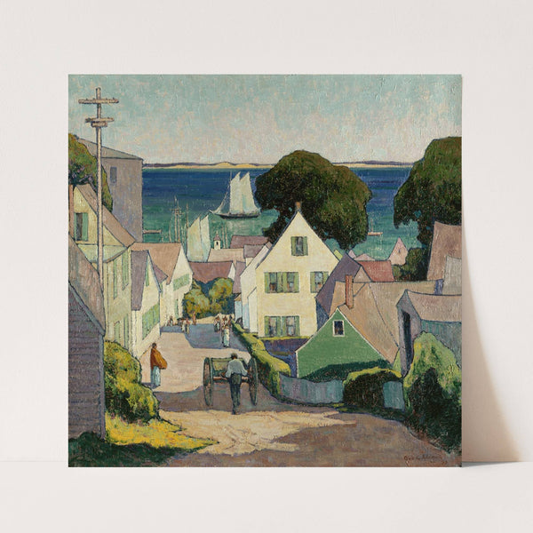 Down to the Harbor (1925) by George Gustav Adomeit