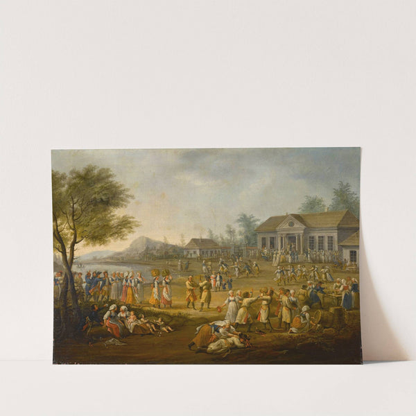 Dożynki (harvest festival) (1821) by Michał Stachowicz