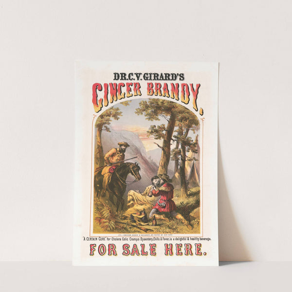 Dr. C.Y. Girard’s ginger brandy (1860) by Robertson, Seibert & Shearman.