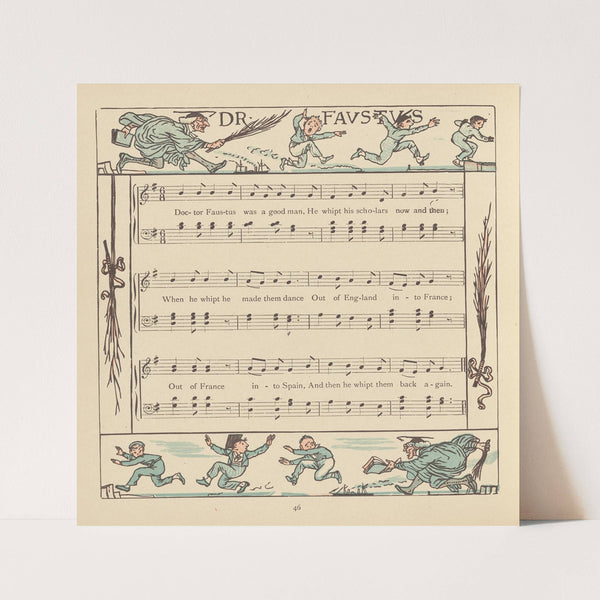 Dr. Faustus (1876) by Walter Crane