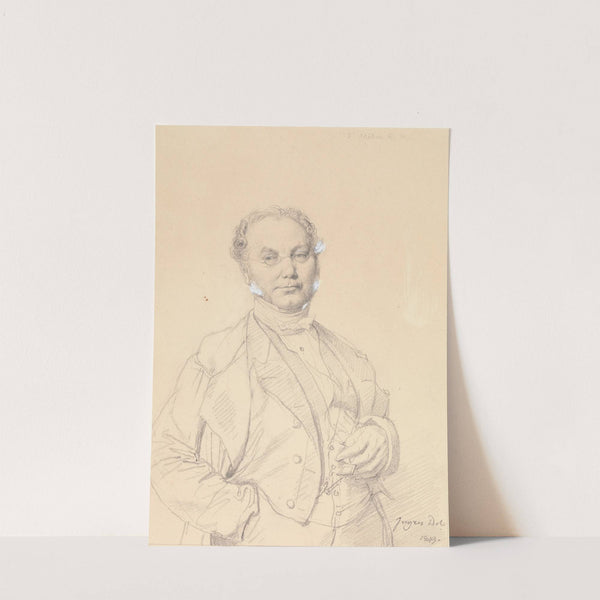 Dr. François Mêlier (1849) by Jean Auguste Dominique Ingres