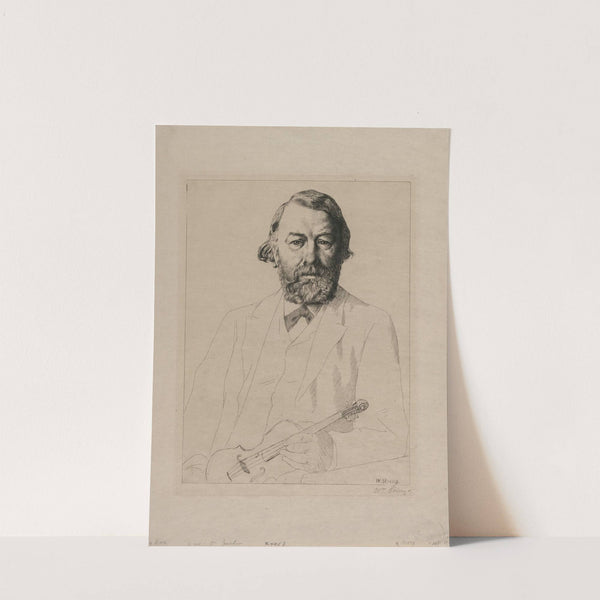 Dr. Joachim (1887) by William Strang