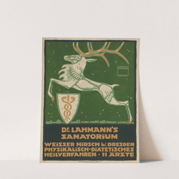 Dr. Lahmann’s Sanatorium Weisser Hirsch Dresden (1911) by Ludwig Hohlwein