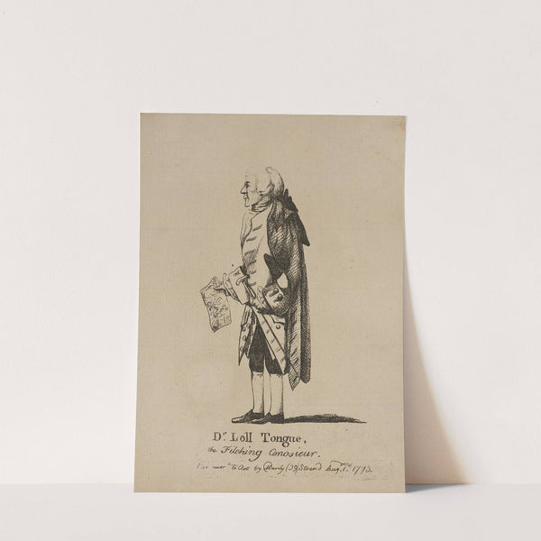 Dr. Loll Tongue, the filching conosieur (1773) by Mary Darly