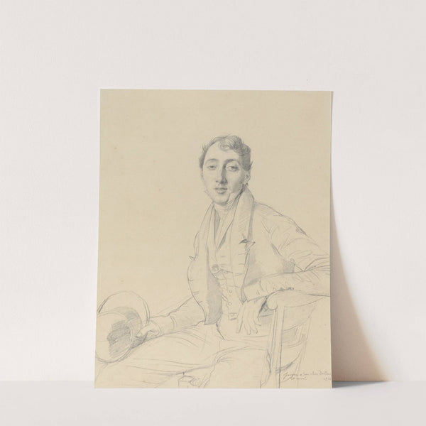 Dr. Louis Martinet by Jean Auguste Dominique Ingres