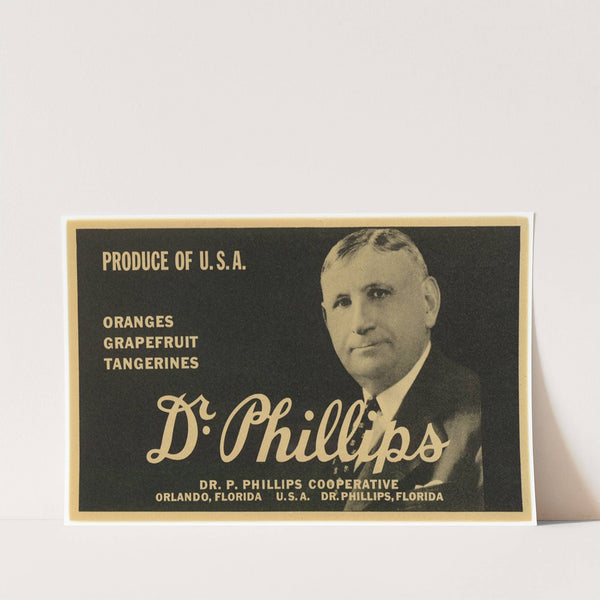 Dr. Phillips Citrus Label (1930-1950)