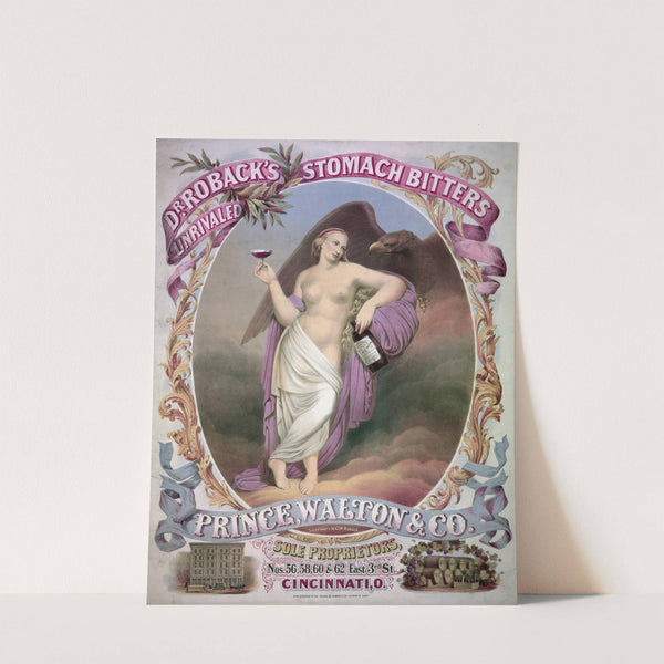 Dr. Roback’s stomach bitters unrivaled (1866) by Gibson & Co. Lith