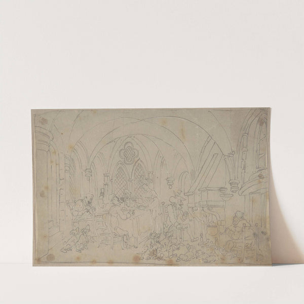 Dr. Syntax and the Superannuated Fox Hunters by Thomas Rowlandson