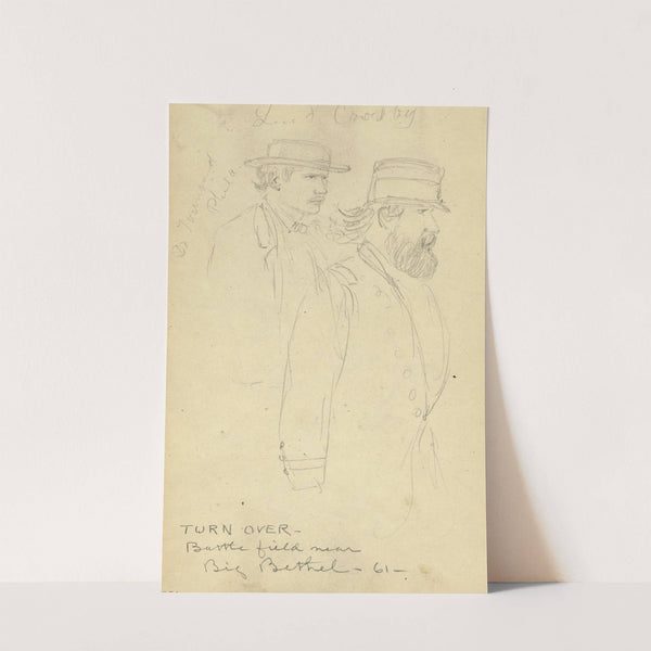 Dr. Townsend, Phila. and Lieut Crosby by Alfred Rudolph Waud