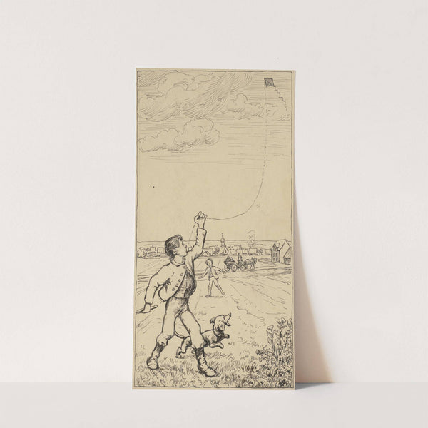 Drache (ca 1905) by Hans Thoma